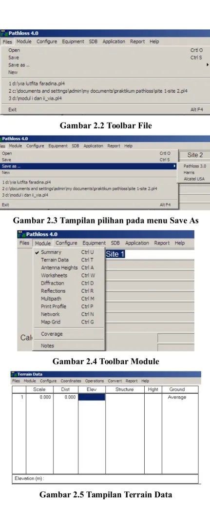 Gambar 2.2 Toolbar File