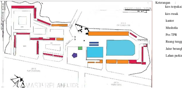 Gambar 1.3 Layout fasilitas terminal Kartasura 