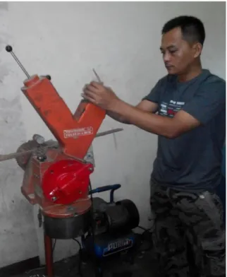 Gambar 11.  Proses pengecilan ukuran 