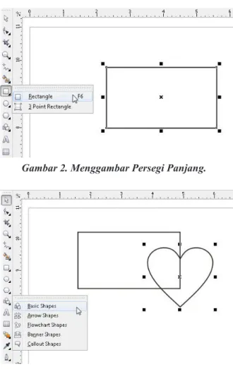 Gambar 3. Membuat Objek Hati