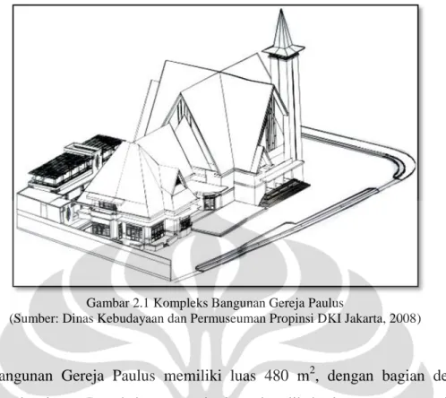Gambar 2.1 Kompleks Bangunan Gereja Paulus 