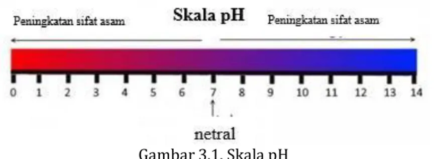 Gambar 3.1. Skala pH 