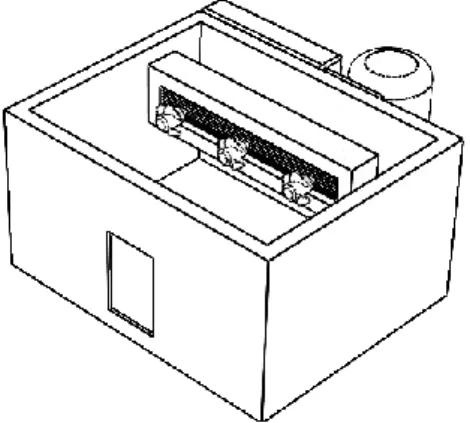 Gambar 2. Isometri kabin cold storage 