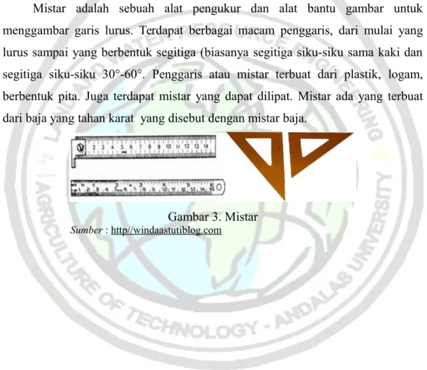 Gambar 3. Mistar