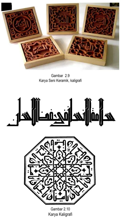 Gambar 2.10   Karya Kaligrafi 