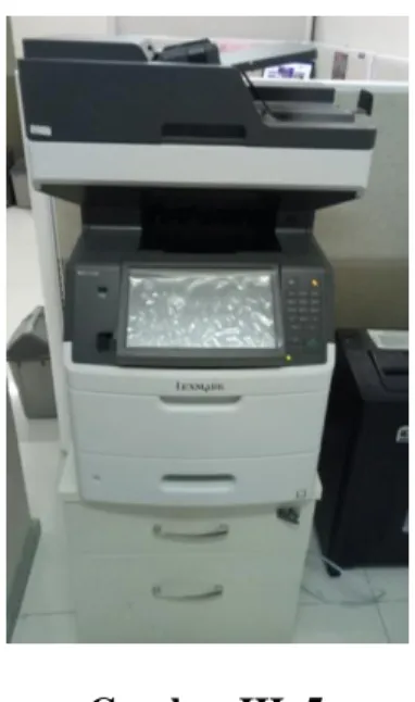 Gambar III. 5  Mesin Photocopy 