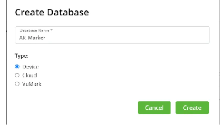 Gambar 1.16 Buat Database Marker 
