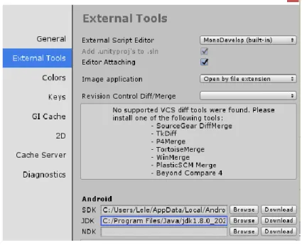 Gambar 1.21 Input SDK Dan JDK 