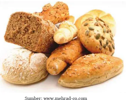 Gambar 8.8 Berbagai Jenis Roti yang Memanfaatkan Saccharomyces cerevisiae