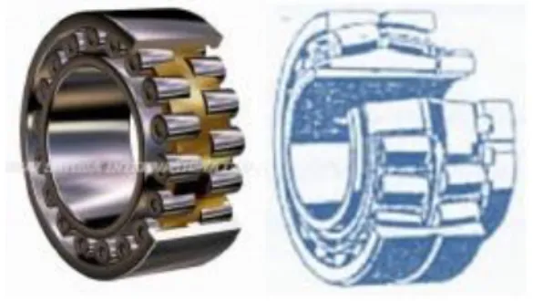 Gambar : Double row barrel roller bearings 