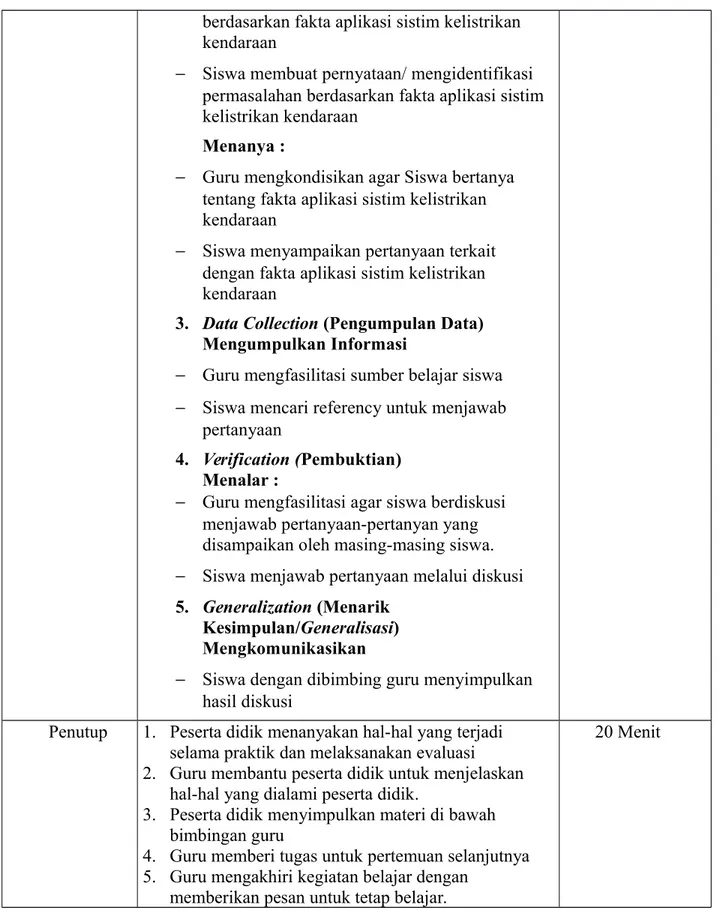 Tabel 1. Instrumen dan Rubrik Penilaian Sikap
