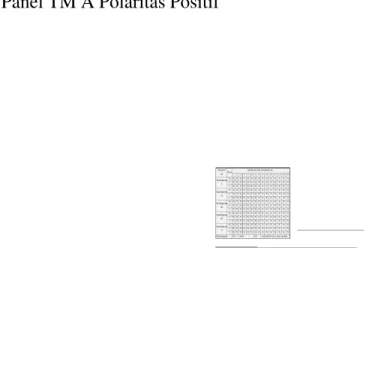 Tabel  9.  Hasil  Pengujian  Tegangan  Impuls Panel TM A Polaritas Positif 