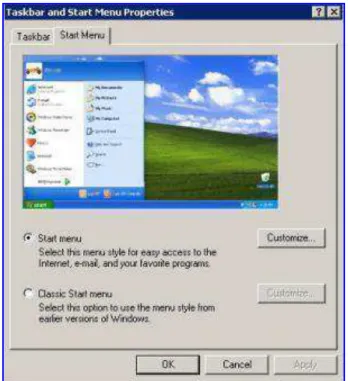 Gambar Taskbar and Start Menu  