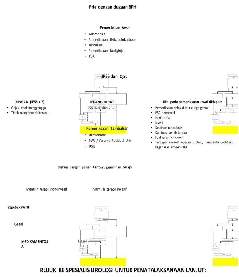 Gambar 3. Skem a pengelolaan BPH untuk dokter umum da n spesialis non -‐ urologi