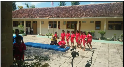 Gambar 5. Tempat Proses Pembelajaran Senam lantai di SD Negeri Mentel  II Kecamatan Tanjungsari Kabupaten Gunungkidul 