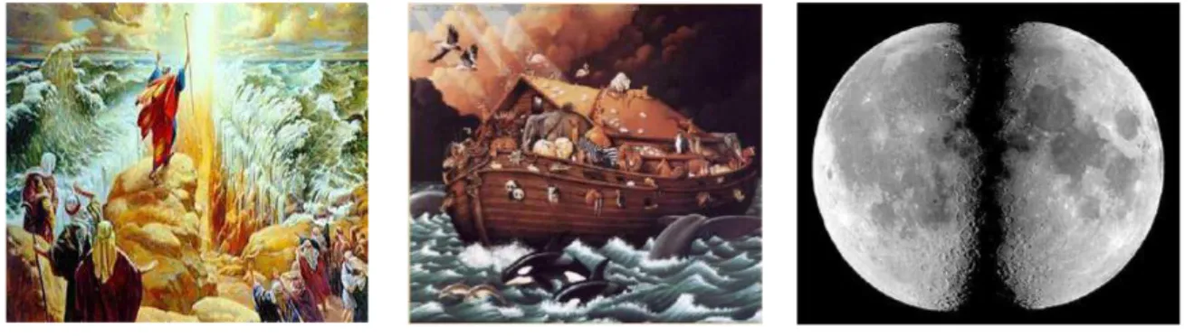 Ilustrasi gambar Nabi Musa  membelah laut 