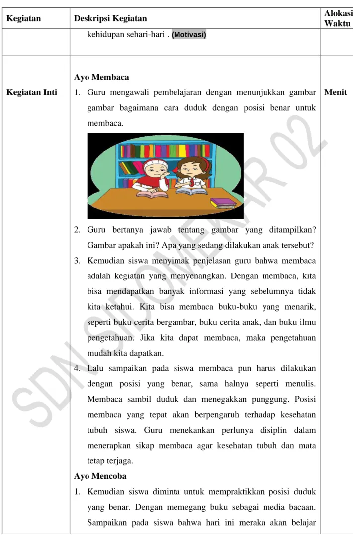 Gambar apakah ini? Apa yang sedang dilakukan anak tersebut?  