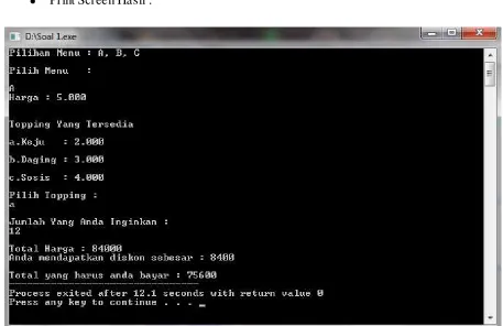 Tabel 1. Source Code Program 