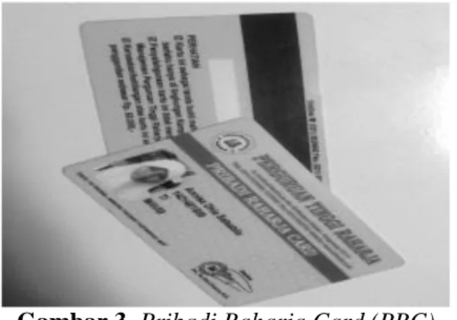 Gambar 3. Pribadi Raharja Card (PRC)  yang rusak 