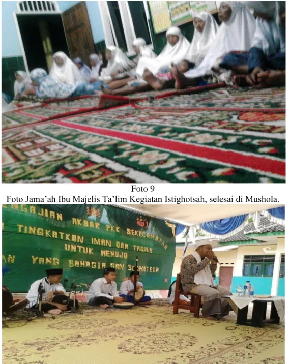 Foto Kegiatan Ceramah Keagamaaan Pengajian Majlis Ta’lim Nurul Falah di  halaman Masjid
