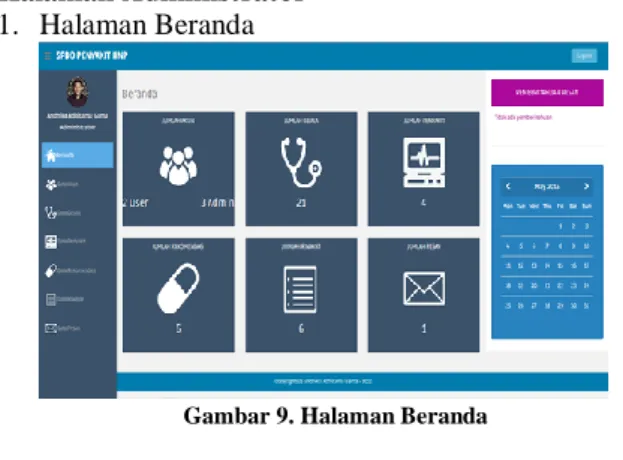 Gambar 9. Halaman Beranda 