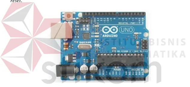 Gambar 2.5 Board Arduino Uno (Arduino.cc, 2015) 