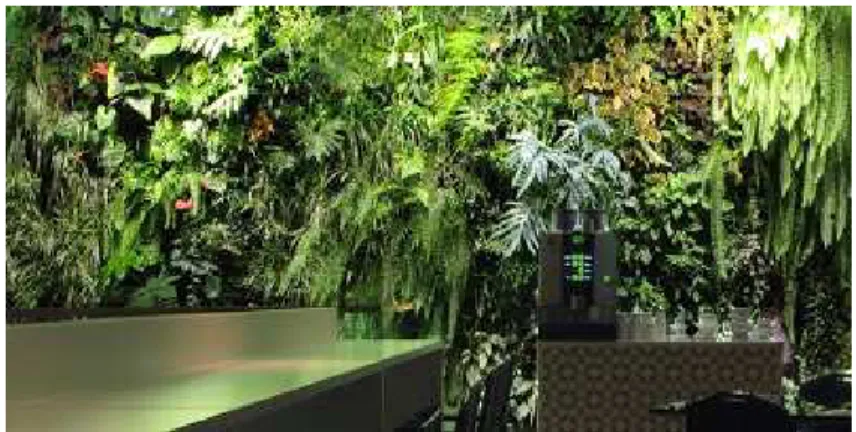 Gambar  2.2 Vertical Garden Indoor 