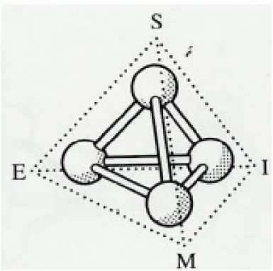 Gambar : Sistim Tetrahedron 