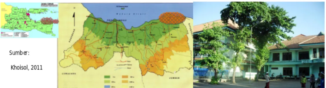 Gambar 1. Lokasi Penelitian PPNJ Kecamatan Paiton Kabupaten Probolinggo 