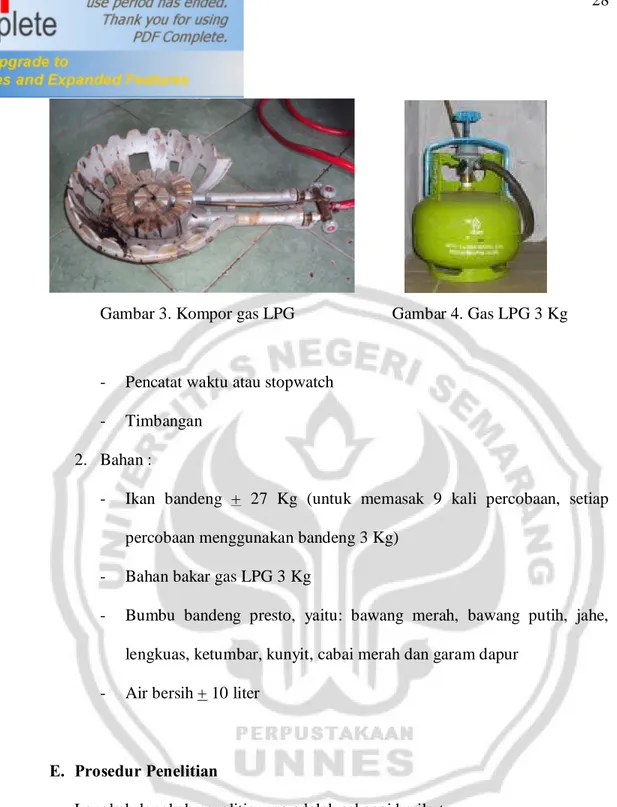 Gambar 3. Kompor gas LPG             Gambar 4. Gas LPG 3 Kg 