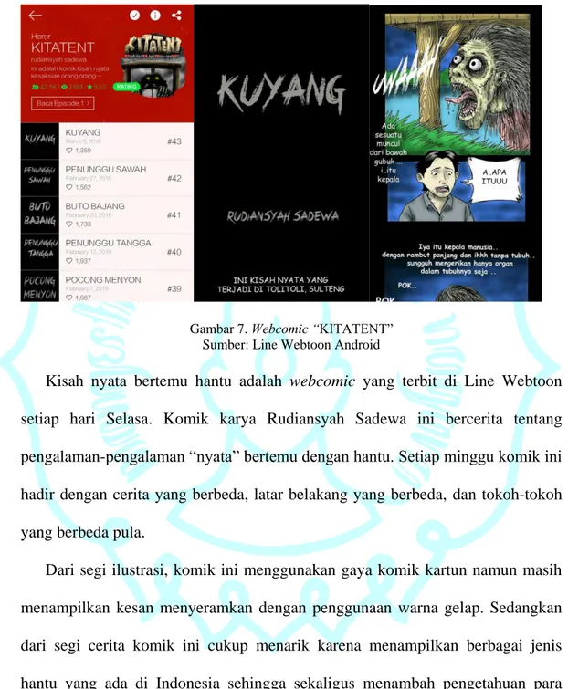 Gambar 7. Webcomic “KITATENT” 