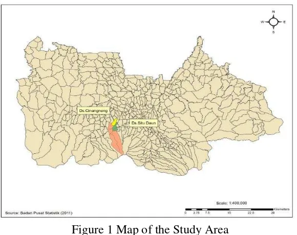 Figure 1 Map of the Study Area 