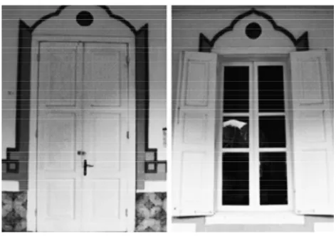 Gambar 8. Pintu dan Jendela Masjid Rao Rao (Dokumen: Syahrul, 2017)