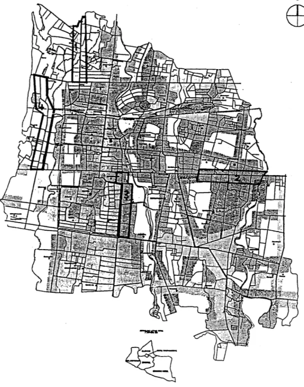 Gambar 1.1. Peta Fungsi Lahan Kota Jogjakarta.