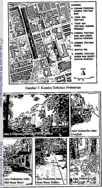 Gambar 7. Kondisi Sirkulasi Pedestrian 