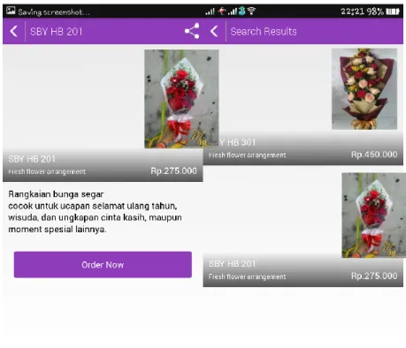 Gambar 2. 3  Tampilan user interface meme florist Indonesia 