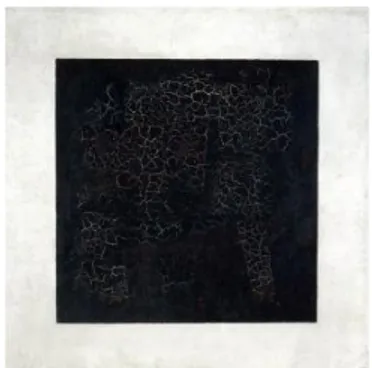 Gambar 2. Black Square. Kazimir Malevich (1915)  Sumber: (Dimitrij, 2019), diakses 17 Oktober 2019 