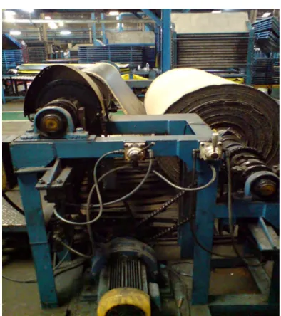 Gambar 3.1  Layout Let Off Roller 