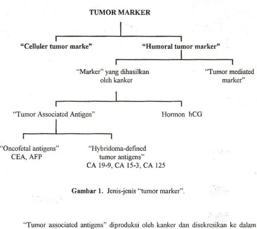 Gambar 1. Jenis-jenis &#34;tumor marker&#34;.