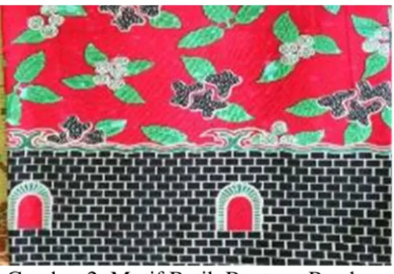 Gambar 2. Motif Batik Benteng Pendem 