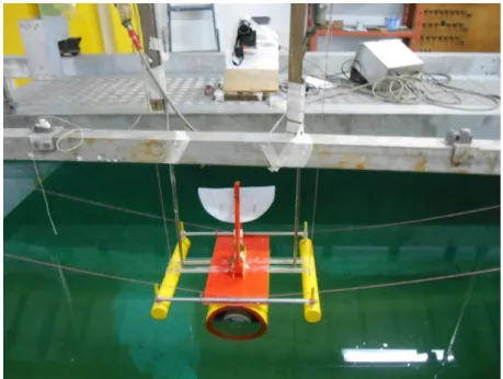 Gambar 3. Site test Ponton single pendulum 