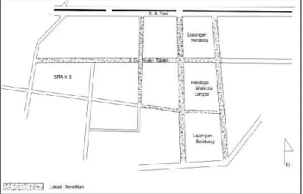 Gambar 3. Potongan Ilustrasi Jalan  untuk Zona PKL 