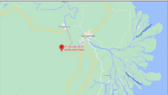 Gambar 1. Area Operasional PT. Alam Jaya Bara Pratama  A.2. Tujuan Perbaikan 