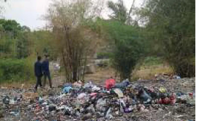 Gambar 1. Kondisi Sampah di Desa Cileunyi Kulon 