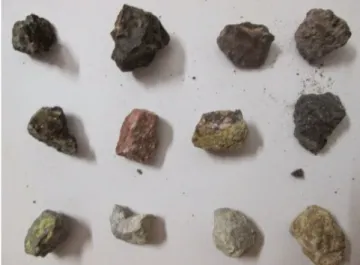 Gambar 2.1 Batuan yang ditemukan di gunung bromo