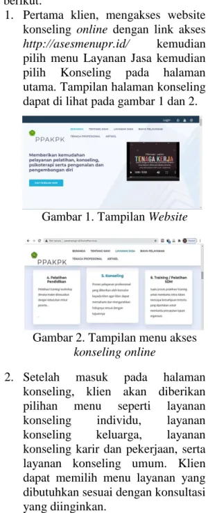 Gambar 1. Tampilan Website 
