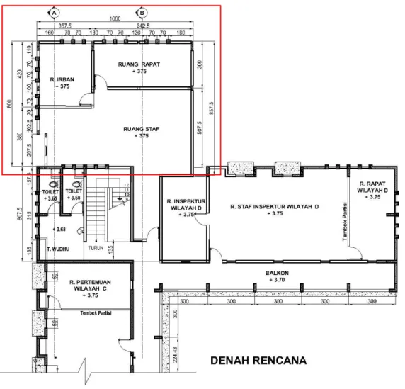 Gambar 2. 1 Denah Rencana 