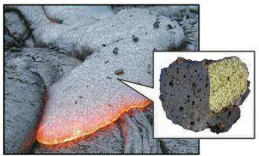 Gambar 1 Material basalt 