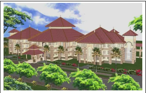 Gambar 6.2 Desain Gedung Puspem Badung 3D dengan Realitas Virtual  (Sumber: CV Cipta Mandala/ Gomudha) 