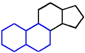 Gambar 3  Kerangka inti steroid (cyclopentanoperhydrophenanthrene)    (Turner dan Bagnara 1976; Litwack dan Schmidt 2002) 
